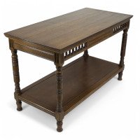 Bruce Talbert for Gillow and Co., attributed – Gothic Revival Two-Tier Library Table - Thumbnail 3