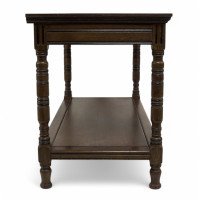 Bruce Talbert for Gillow and Co., attributed – Gothic Revival Two-Tier Library Table - Thumbnail 4