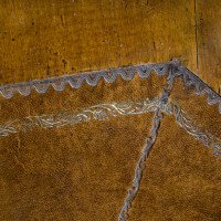 Maple & Co., A Gothic Revival Oak Leather Top Writing Table on Decorative Castors - Thumbnail 21