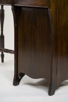Lamb of Manchester, an Aesthetic Movement Walnut Writing Desk with New Leather - Thumbnail 14