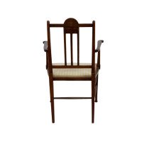 Liberty & Co. In the Style of G. M. Ellwood – Arts and Crafts Walnut Armchair - Thumbnail 4