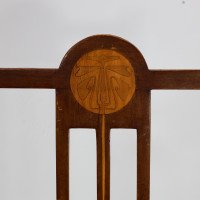 Liberty & Co. In the Style of G. M. Ellwood – Arts and Crafts Walnut Armchair - Thumbnail 8