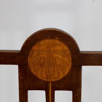 Liberty & Co. In the Style of G. M. Ellwood – Arts and Crafts Walnut Armchair - Thumbnail 15