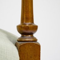 Liberty & Co. – Arts & Crafts Mahogany Armchair with Art Nouveau Back - Thumbnail 8