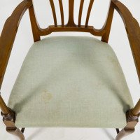 Liberty & Co. – Arts & Crafts Mahogany Armchair with Art Nouveau Back - Thumbnail 10