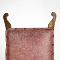 J. S. Henry. An Ash Arts & Crafts Armchair with an Elongated Back & Curled Ears to the Top - Thumbnail 3