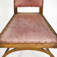J. S. Henry. An Ash Arts & Crafts Armchair with an Elongated Back & Curled Ears to the Top - Thumbnail 8