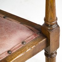J. S. Henry. An Ash Arts & Crafts Armchair with an Elongated Back & Curled Ears to the Top - Thumbnail 9