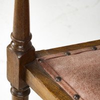 J. S. Henry. An Ash Arts & Crafts Armchair with an Elongated Back & Curled Ears to the Top - Thumbnail 10