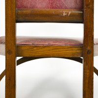 J. S. Henry. An Ash Arts & Crafts Armchair with an Elongated Back & Curled Ears to the Top - Thumbnail 21