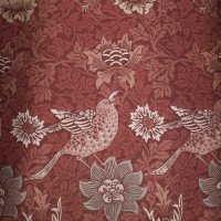 G. M. Ellwood, attributed. Arts & Crafts Armchair with Morris & Co., Bird Fabric - Thumbnail 14