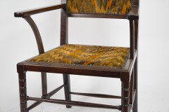 Liberty & Co., attributed. Arts & Crafts Mahogany Armchair - Thumbnail 4