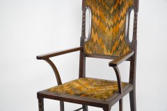Liberty & Co., attributed. Arts & Crafts Mahogany Armchair - Thumbnail 10