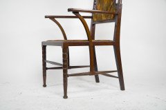 Liberty & Co., attributed. Arts & Crafts Mahogany Armchair - Thumbnail 12
