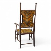 Liberty & Co., attributed. Arts & Crafts Mahogany Armchair - Thumbnail 16
