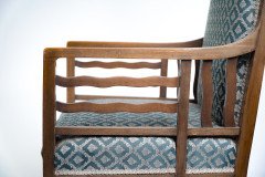 Liberty & Co., Attributed – Arts and Crafts walnut Anglo-Japanese armchair - Thumbnail 7