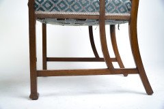 Liberty & Co., Attributed – Arts and Crafts walnut Anglo-Japanese armchair - Thumbnail 8
