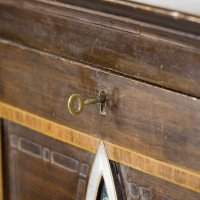 G. M. Ellwood. J. S. Henry & J M King, attributed. An Arts & Crafts Mahogany Music Cabinet - Thumbnail 12