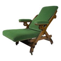 Charles Bevan Marsh Jones & Cribb, Gothic Revival New Registered Reclining Chair - Thumbnail 8