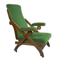 Charles Bevan Marsh Jones & Cribb, Gothic Revival New Registered Reclining Chair - Thumbnail 13