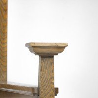 R. W. McNerney – Arts and Crafts Ash Tall-Back Armchair with Hayle Copper Panel - Thumbnail 6