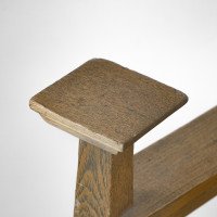 R. W. McNerney – Arts and Crafts Ash Tall-Back Armchair with Hayle Copper Panel - Thumbnail 17