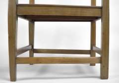 R. W. McNerney – Arts and Crafts Ash Tall-Back Armchair with Hayle Copper Panel - Thumbnail 23