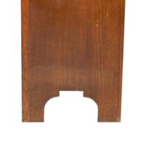 Shapland & Petter. An Arts & Crafts Oak Hall Cupboard with a Ruskin Circular Jewel - Thumbnail 5