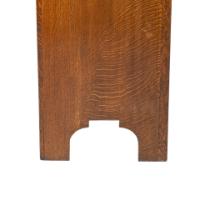 Shapland & Petter. An Arts & Crafts Oak Hall Cupboard with a Ruskin Circular Jewel - Thumbnail 7