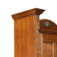Shapland & Petter. An Arts & Crafts Oak Hall Cupboard with a Ruskin Circular Jewel - Thumbnail 8