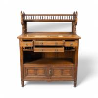 Bruce Talbert for Gillow and Co. – Aesthetic Movement Oak Sideboard - Thumbnail 8