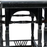 Lambs of Manchester. A Good Aesthetic Movement Ebonized Walnut Octagonal Eight-leg Centre Table - Thumbnail 14