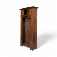Shapland & Petter, Style of M. H. Baillie Scott, an Arts & Crafts Oak Hall Cupboard - Thumbnail 3