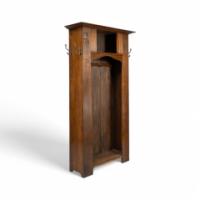 Shapland & Petter, Style of M. H. Baillie Scott, an Arts & Crafts Oak Hall Cupboard