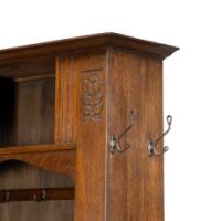 Shapland & Petter, Style of M. H. Baillie Scott, an Arts & Crafts Oak Hall Cupboard - Thumbnail 8