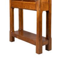 English Arts & Crafts, Craftsman-Made Court Cupboard with Blacksmith Handle - Thumbnail 9