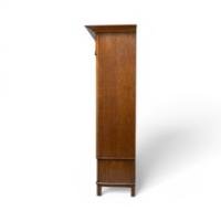 Maple & Co., An English Arts & Crafts Oak Wardrobe with Decorative Copper Details - Thumbnail 5