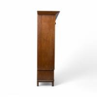 Maple & Co., An English Arts & Crafts Oak Wardrobe with Decorative Copper Details - Thumbnail 4