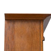 Maple & Co., An English Arts & Crafts Oak Wardrobe with Decorative Copper Details - Thumbnail 8
