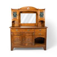 Liberty & Co., attributed. An Arts & Crafts Oak Sideboard in the Glasgow-Style - Thumbnail 1