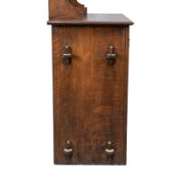A Good Quality Arts & Crafts Small Oak Sideboard/dresser - Thumbnail 7