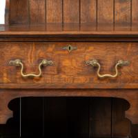 A Good Quality Arts & Crafts Small Oak Sideboard/dresser - Thumbnail 11