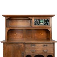 G. M. Ellwood, attributed. Arts & Crafts Glasgow-Style Oak Sideboard Made by Bath Cabinet Makers - Thumbnail 6