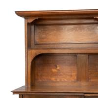 G. M. Ellwood, attributed. Arts & Crafts Glasgow-Style Oak Sideboard Made by Bath Cabinet Makers - Thumbnail 7