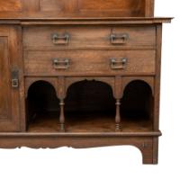 G. M. Ellwood, attributed. Arts & Crafts Glasgow-Style Oak Sideboard Made by Bath Cabinet Makers - Thumbnail 9
