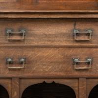G. M. Ellwood, attributed. Arts & Crafts Glasgow-Style Oak Sideboard Made by Bath Cabinet Makers - Thumbnail 10