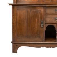 G. M. Ellwood, attributed. Arts & Crafts Glasgow-Style Oak Sideboard Made by Bath Cabinet Makers - Thumbnail 11