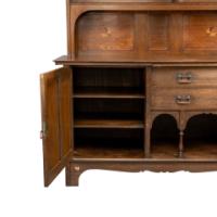G. M. Ellwood, attributed. Arts & Crafts Glasgow-Style Oak Sideboard Made by Bath Cabinet Makers - Thumbnail 17