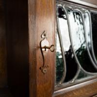 G. M. Ellwood, attributed. Arts & Crafts Glasgow-Style Oak Sideboard Made by Bath Cabinet Makers - Thumbnail 24