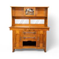 Harris Lebus. A Good Arts & Crafts Oak Sideboard